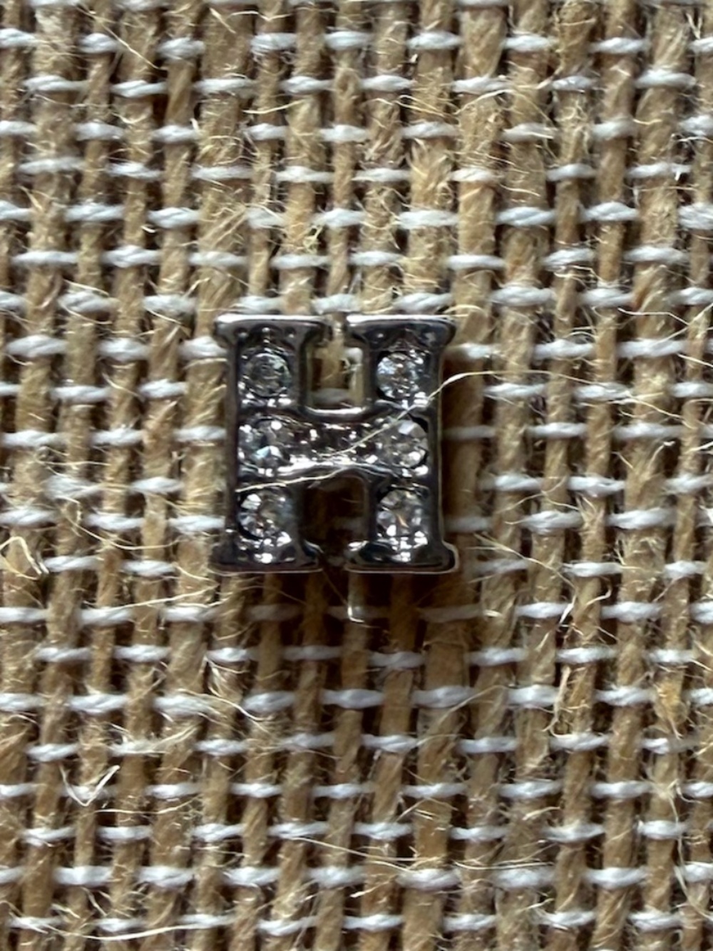 Silver Letter H